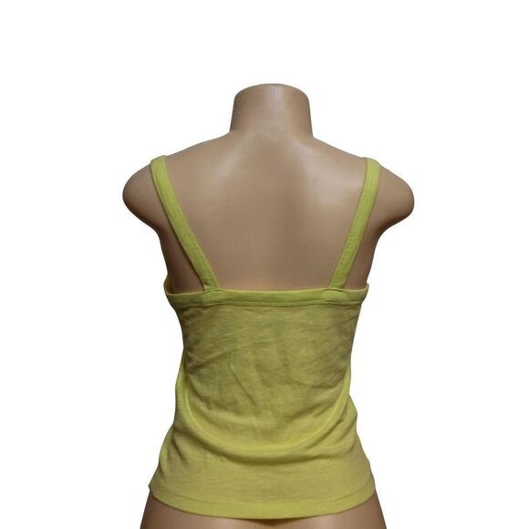 WILD Fable Women Tank Sleeveless Top S Yellow Algodon Polyester - Picture 2 of 4